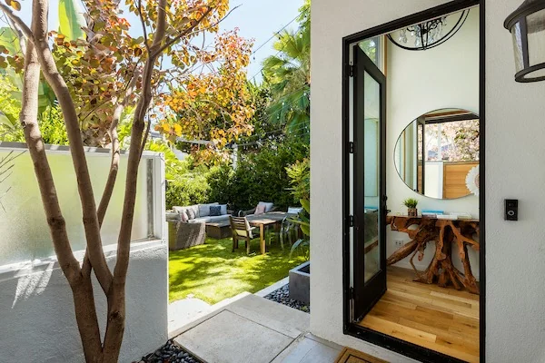 Entryway & Garden View